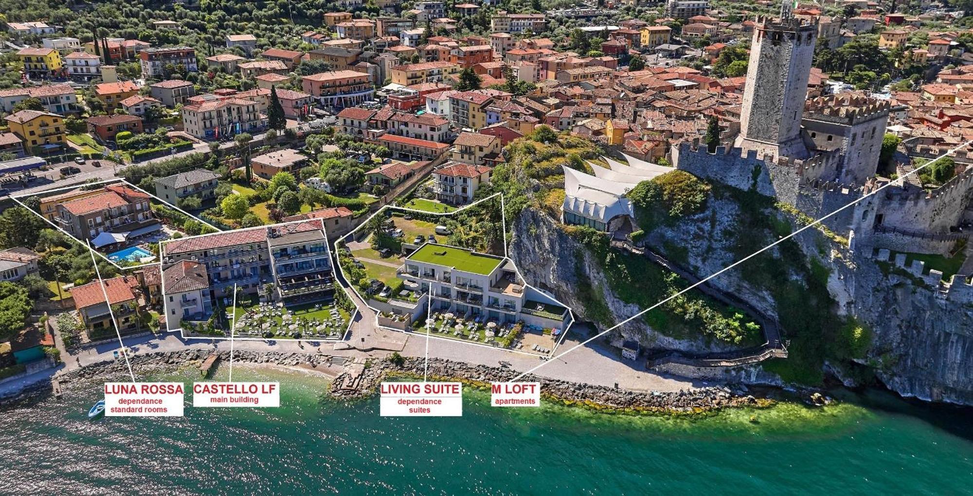 Hotel Castello Lake Front Malcesine Bagian luar foto